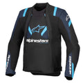 Alpinestars T-STUNT AIR Motorcycle Sports Textile Jacket (Black/Dark Blue/Blithe Blue)