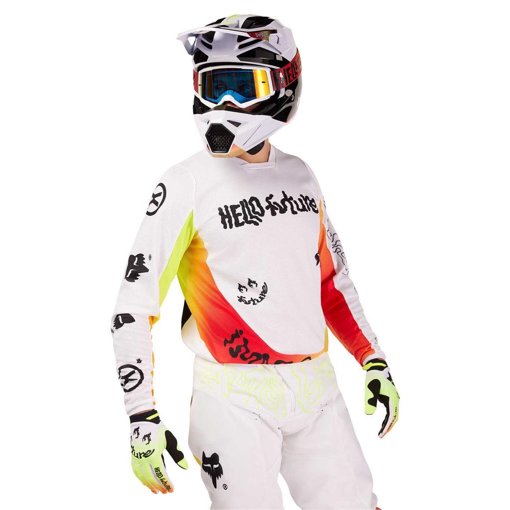 FOX (SALE) Jersey & Pant Kit - 180 HELLO FUTURE (White)