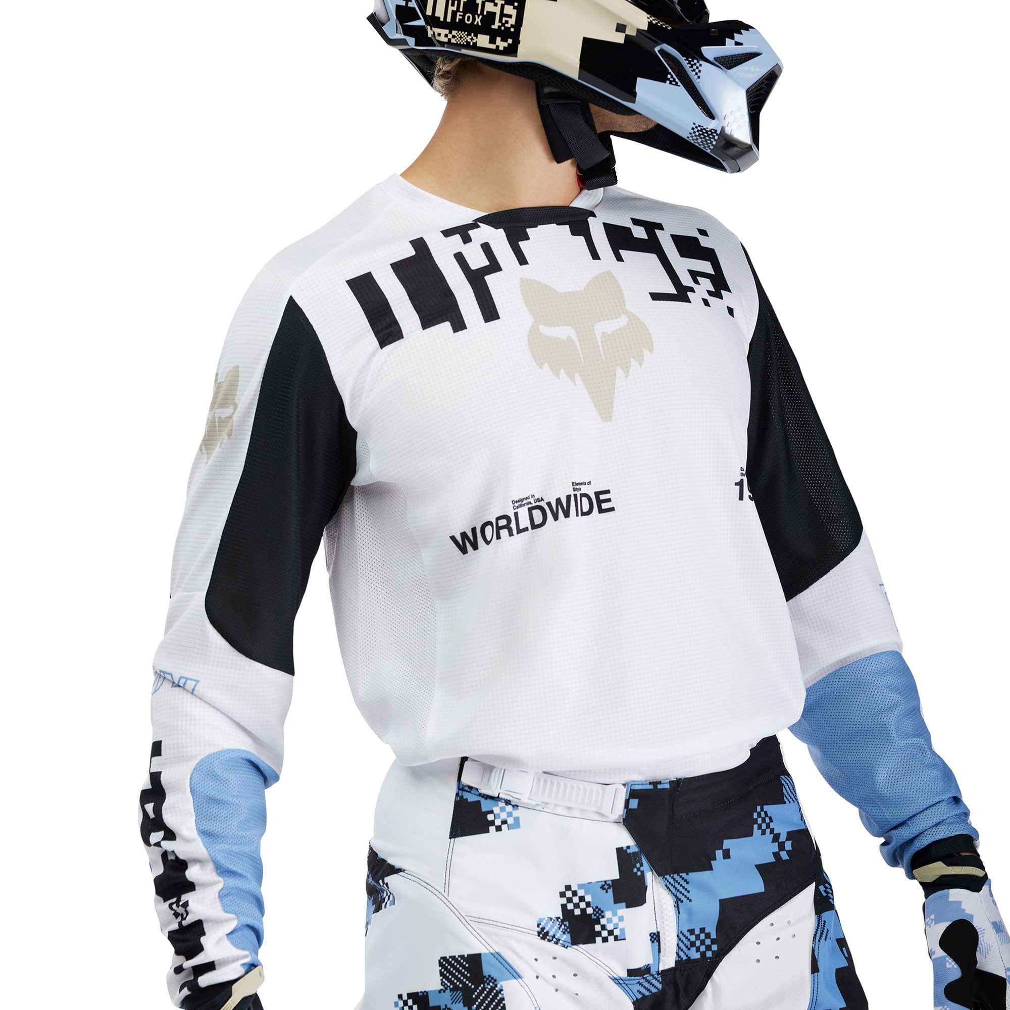 FOX (SALE) Jersey & Pant Kit - 180 DIGI Image (White)