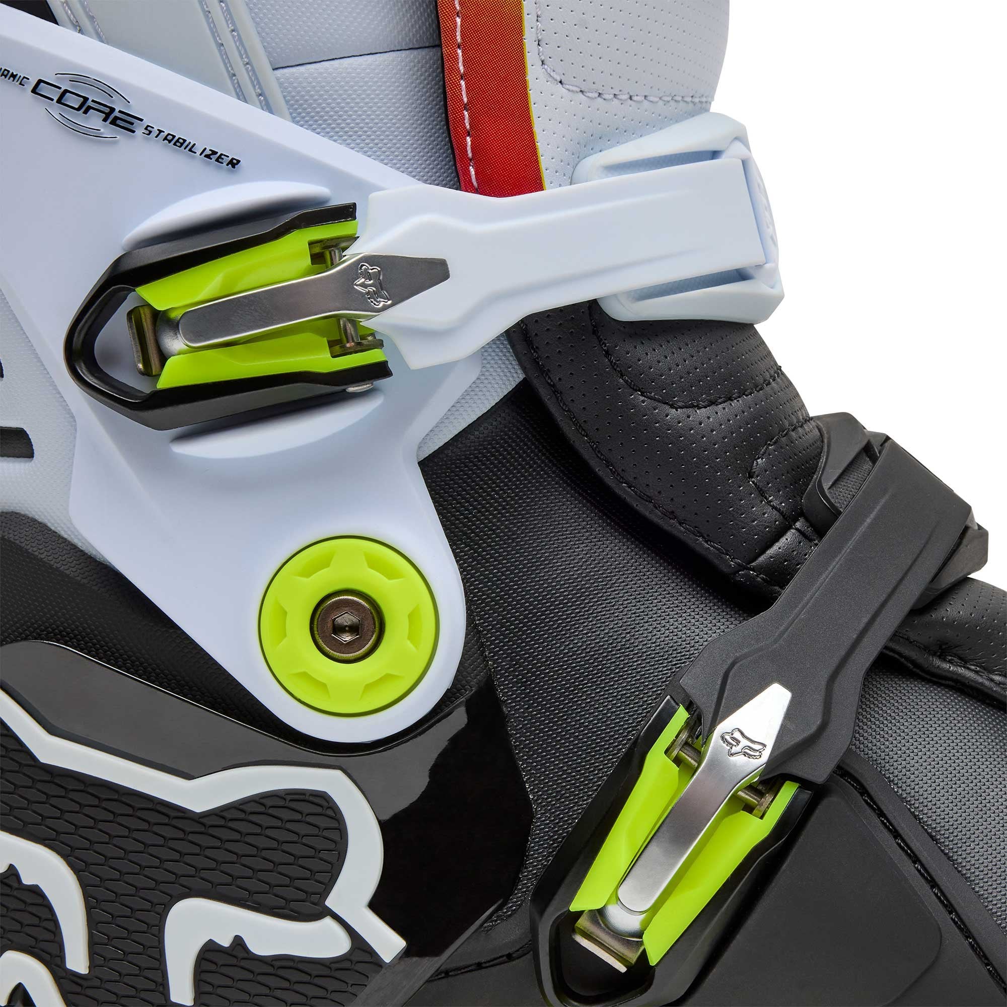 FOX Racing Motocross Boots - Motion HELLO FUTURE (Red/Black/White)
