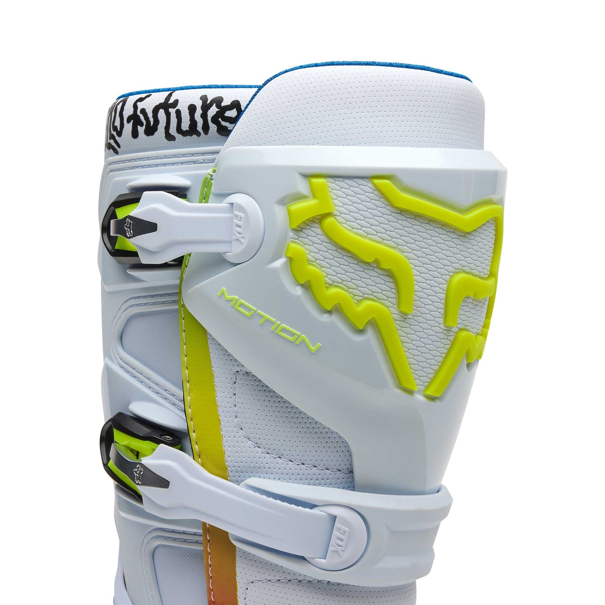 FOX Racing Motocross Boots - Motion HELLO FUTURE (Red/Black/White)