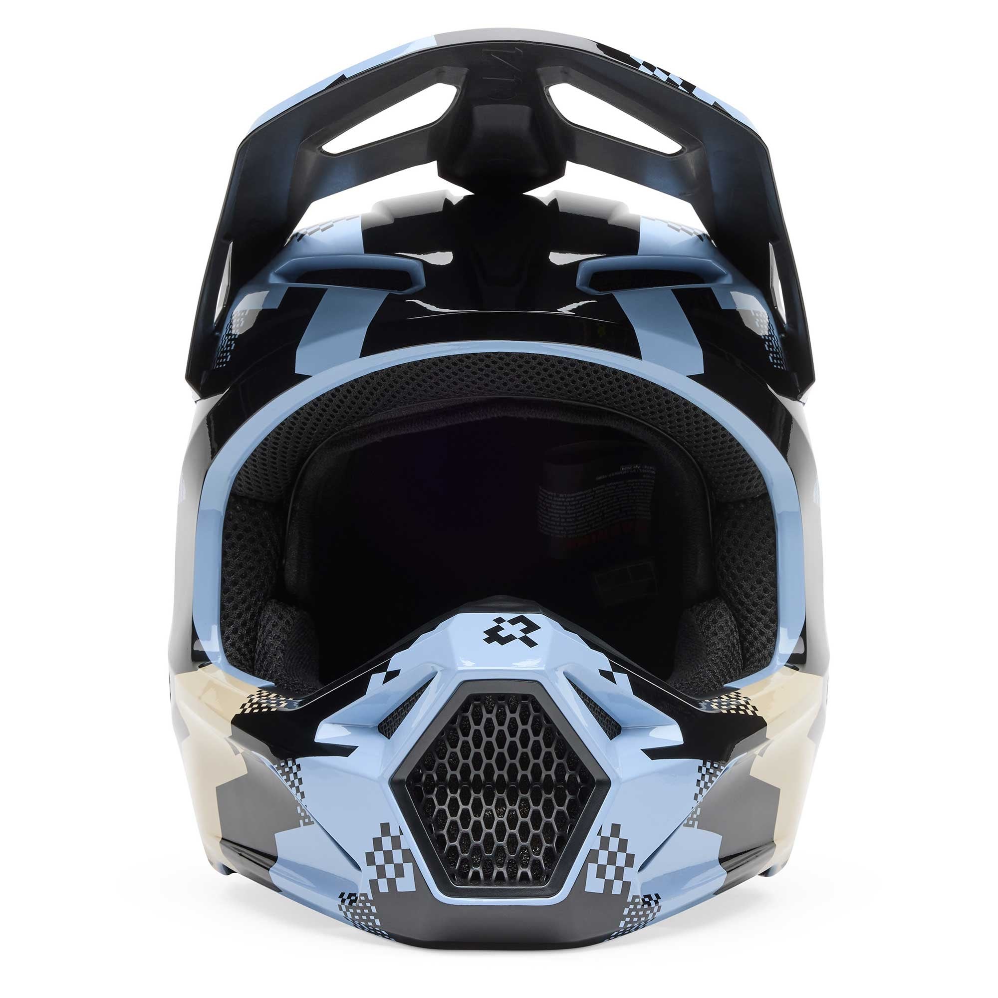FOX Racing MX | Enduro Helmet - V1 DIGI IMAGE (Light Slate)