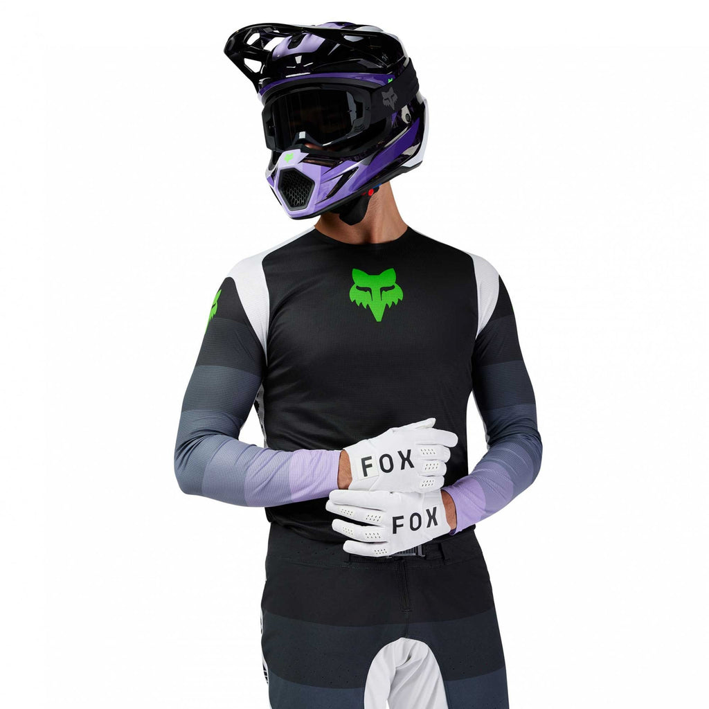 FOX (SALE) Jersey & Pant Kit - FlexAir GRID (Black/Purple)