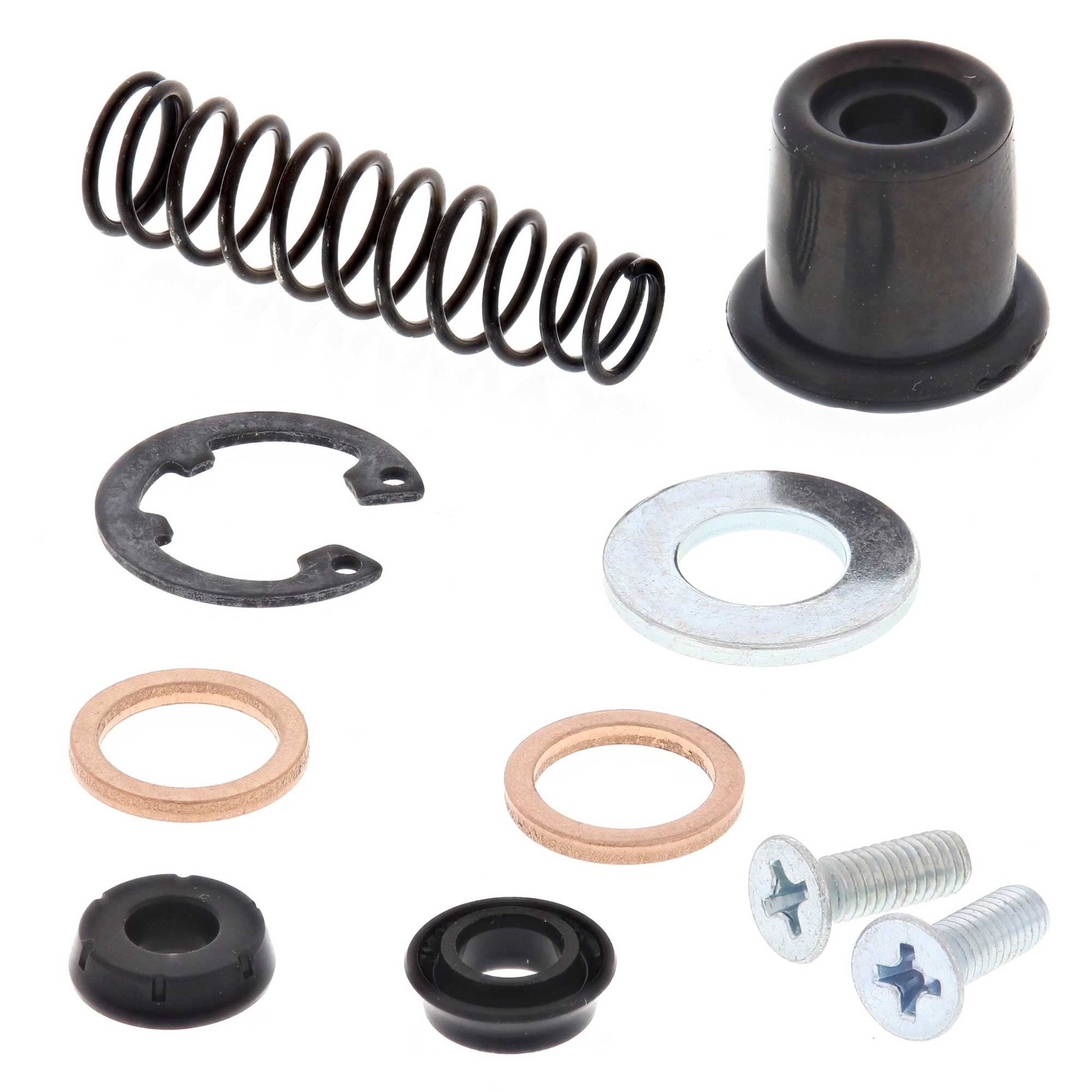 All Balls - Brake Master Cylinder Rebuild Kit - Front - CR80 86-99, CR 125-500 84-98, KX80 88-93, KX125/250 88-92, KX500 85-93, KLX140 08-24, KLX250 06-19, KLX300 21-24, RM80 86-88, RM125 87, RM250 86-87, YZ125/250 90-95, WR250 91-96, WR500 92-93
