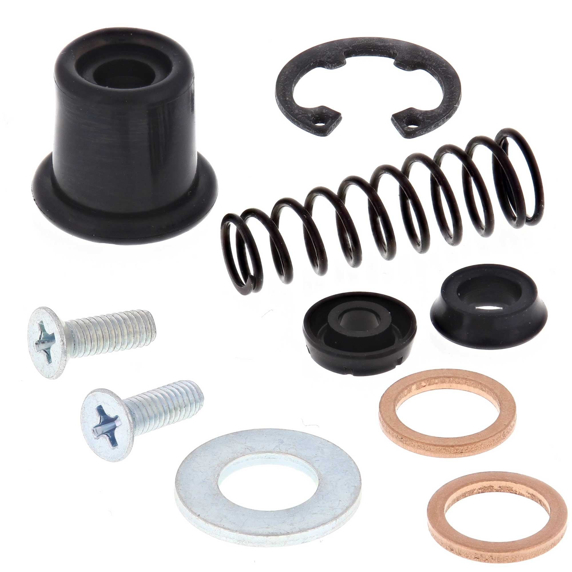 All Balls - Brake Master Cylinder Rebuild Kit - Front - RM80 89-01, RM85 02-04, RM125 92-95, RM250 89-98, RMX250 89-98, DRZ125 03-17, DRZ125L 03-13, DRZ250 01-07, YZ80 97-01, YZ125/250 96-00, YZF400 98-99, YZF426 00, WR250 97, WRF400 98-00