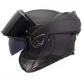 LS2 Motorcycle Touring Flip Over Helmet - FF910 Advant 2 - Solid (Matt Black)