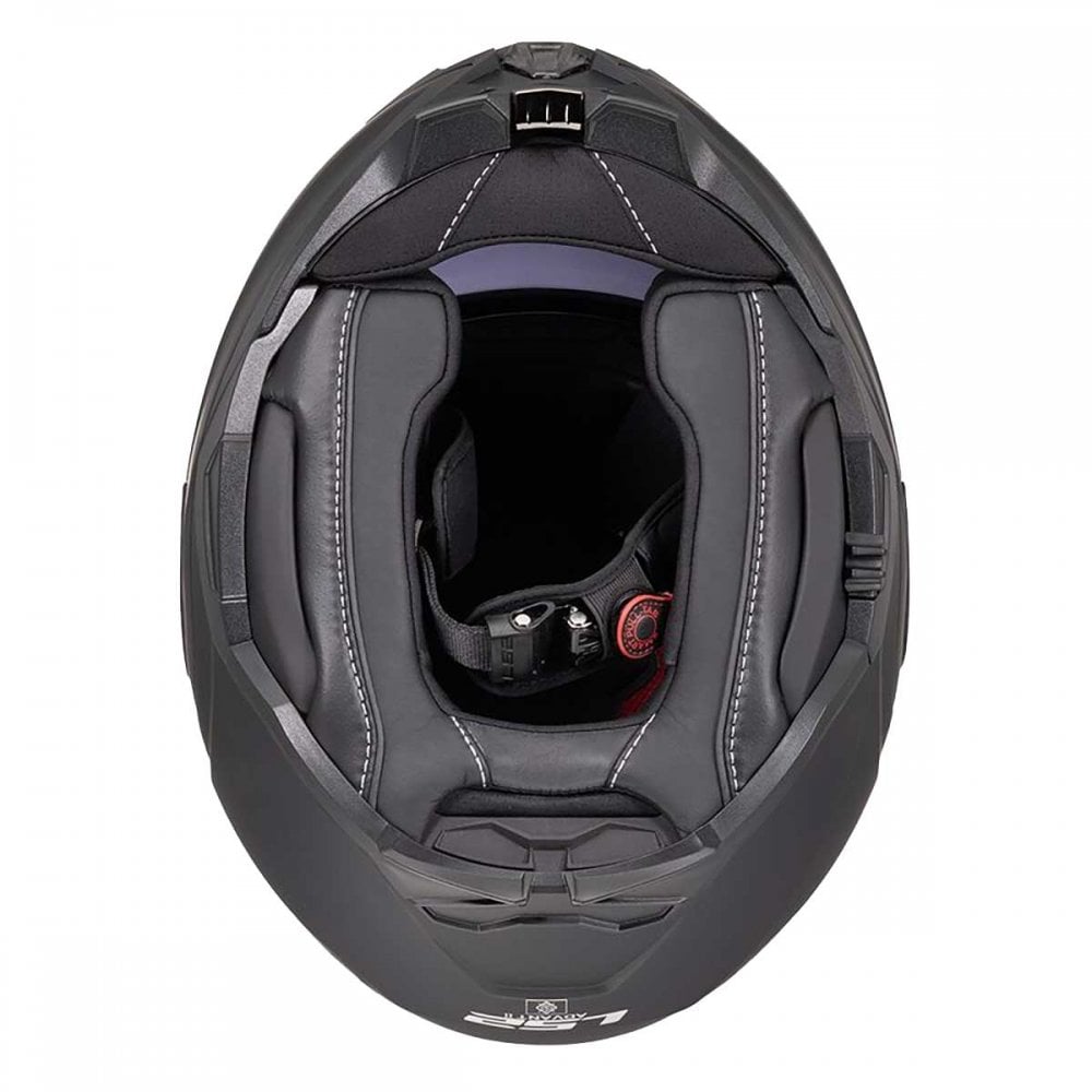 LS2 Motorcycle Touring Flip Over Helmet - FF910 Advant 2 - Solid (Matt Black)