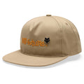 Fox (SALE) Mens Cap - HELLO FUTURE Snapback Hat (Iron Brown)