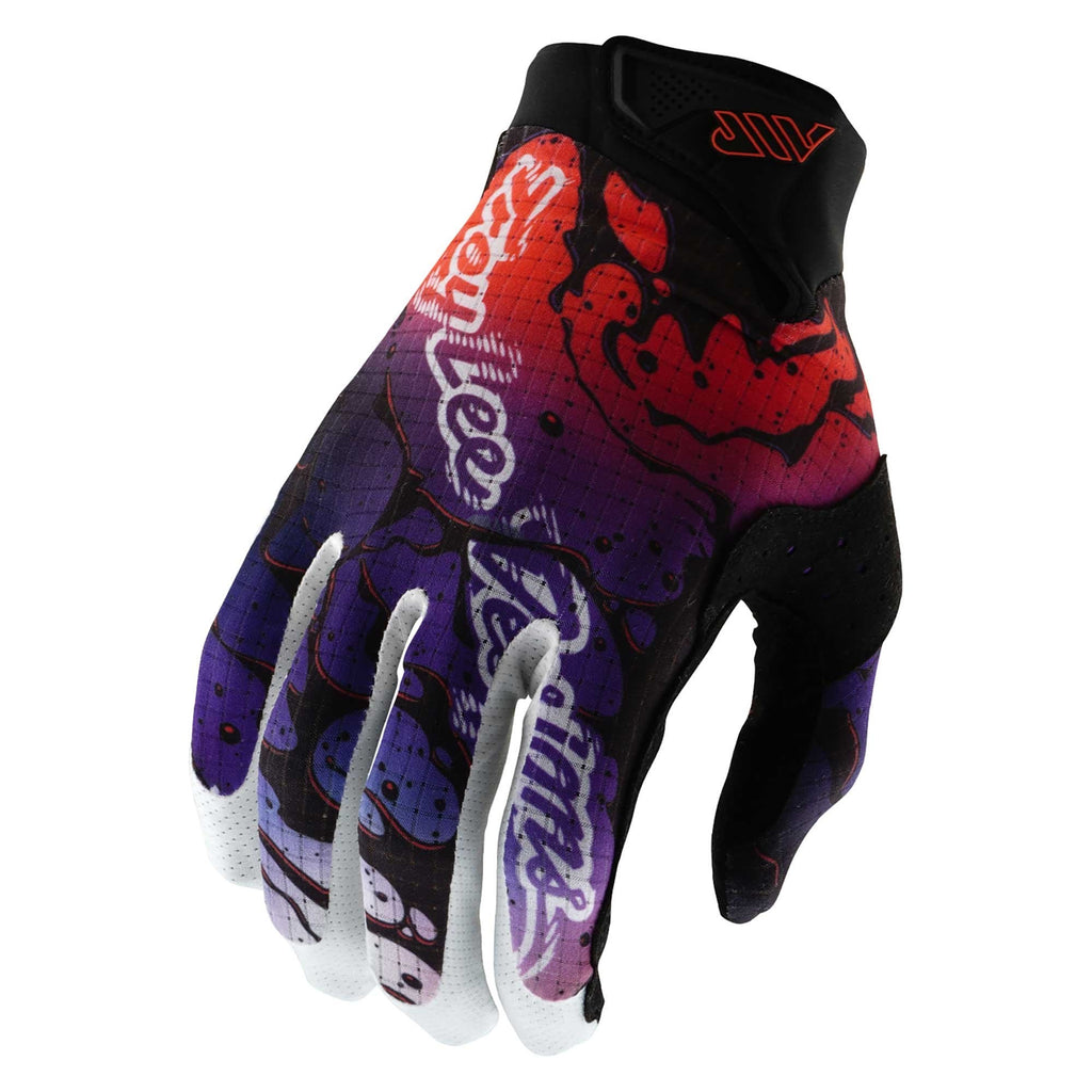 Troy Lee MX | MTB Youth Gloves -  AIR DRIP (Black/Purple)