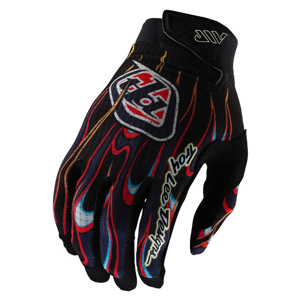 Troy Lee MX | MTB Youth Gloves -  AIR TORCHED (Black/Red)