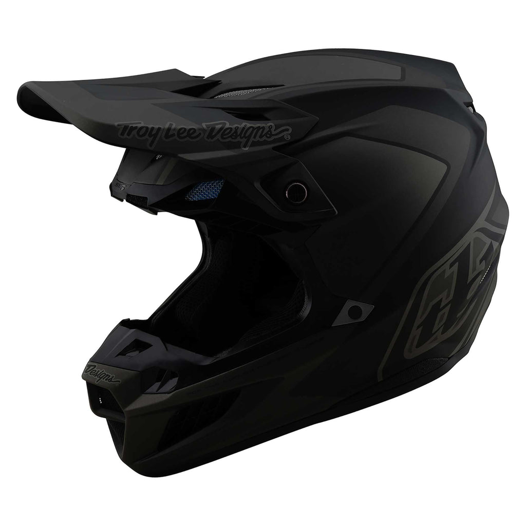 Troy Lee Motocross Helmet - SE5 Composite MIPS Integra Mono (Black)
