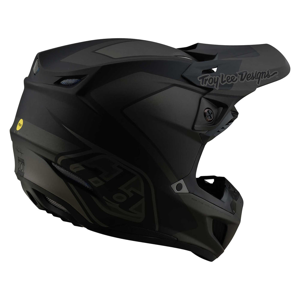 Troy Lee Motocross Helmet - SE5 Composite MIPS Integra Mono (Black)