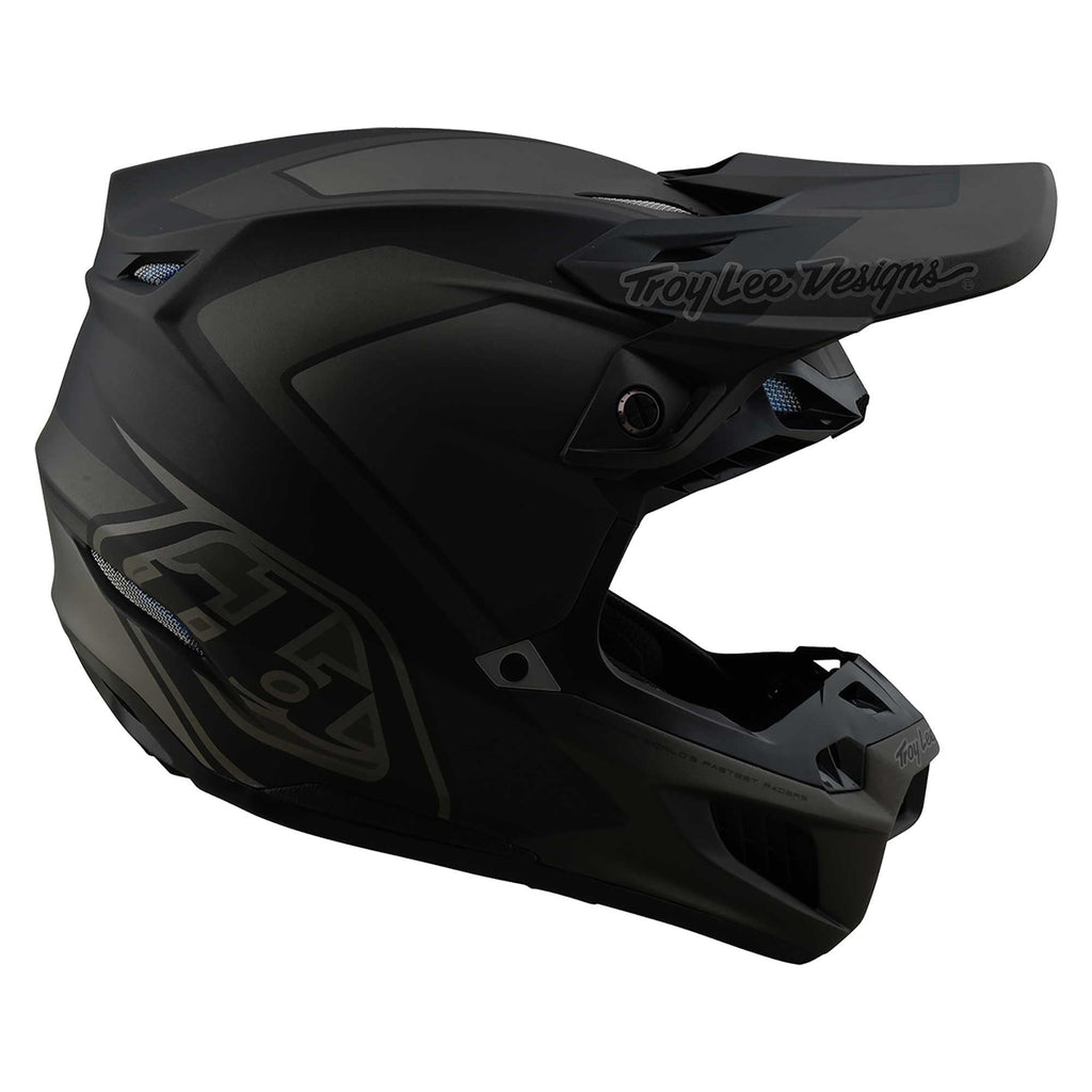 Troy Lee Motocross Helmet - SE5 Composite MIPS Integra Mono (Black)