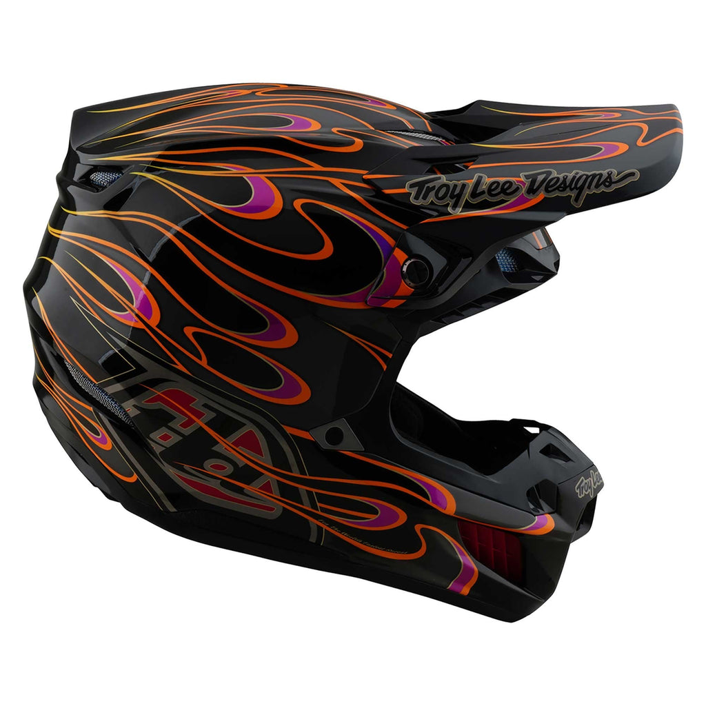 Troy Lee Motocross Helmet - SE5 Composite MIPS Integra - Torched (Black/Grey/Red)