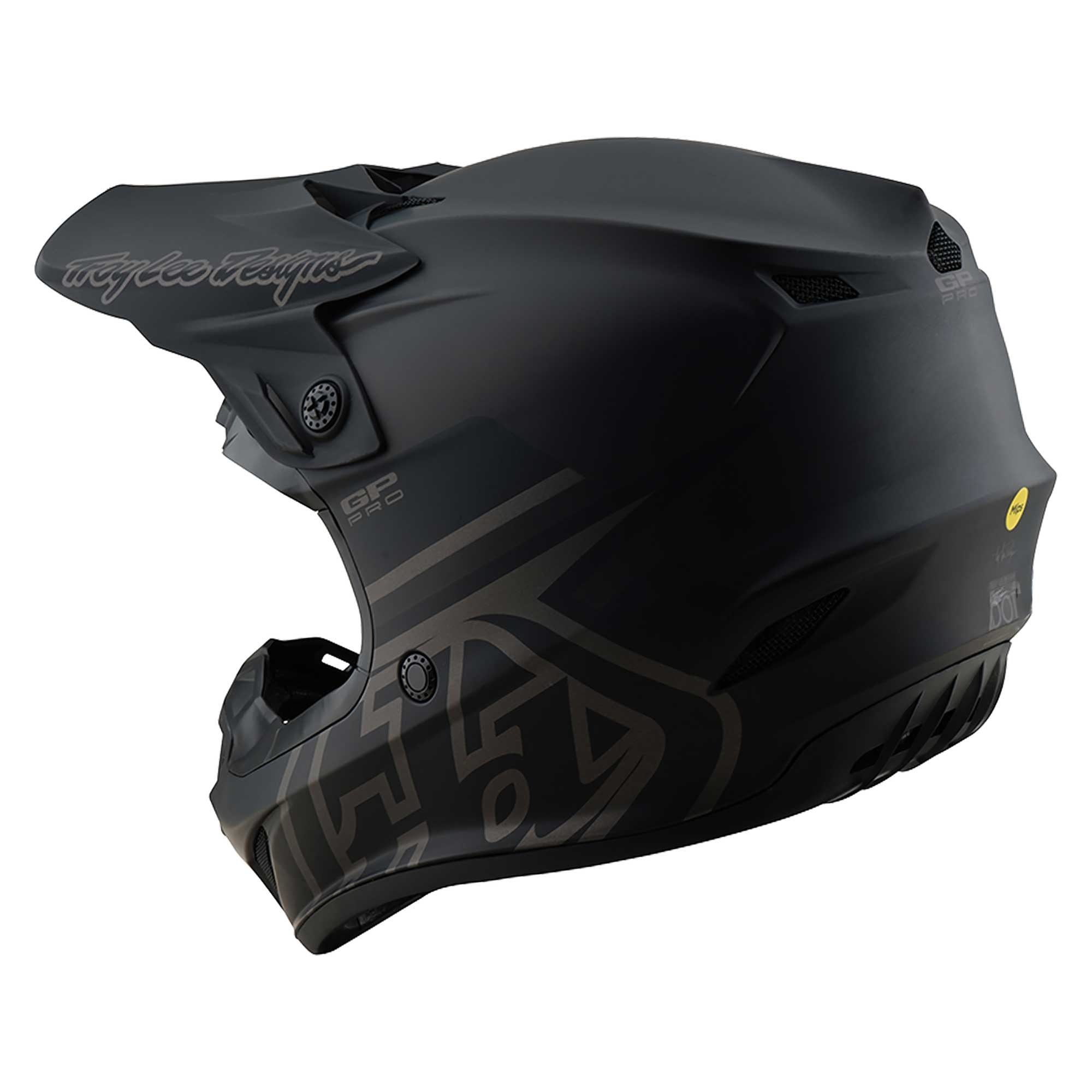 Troy Lee Designs MX | Enduro Helmet - GP Pro MIPS MONO (Matte Black)