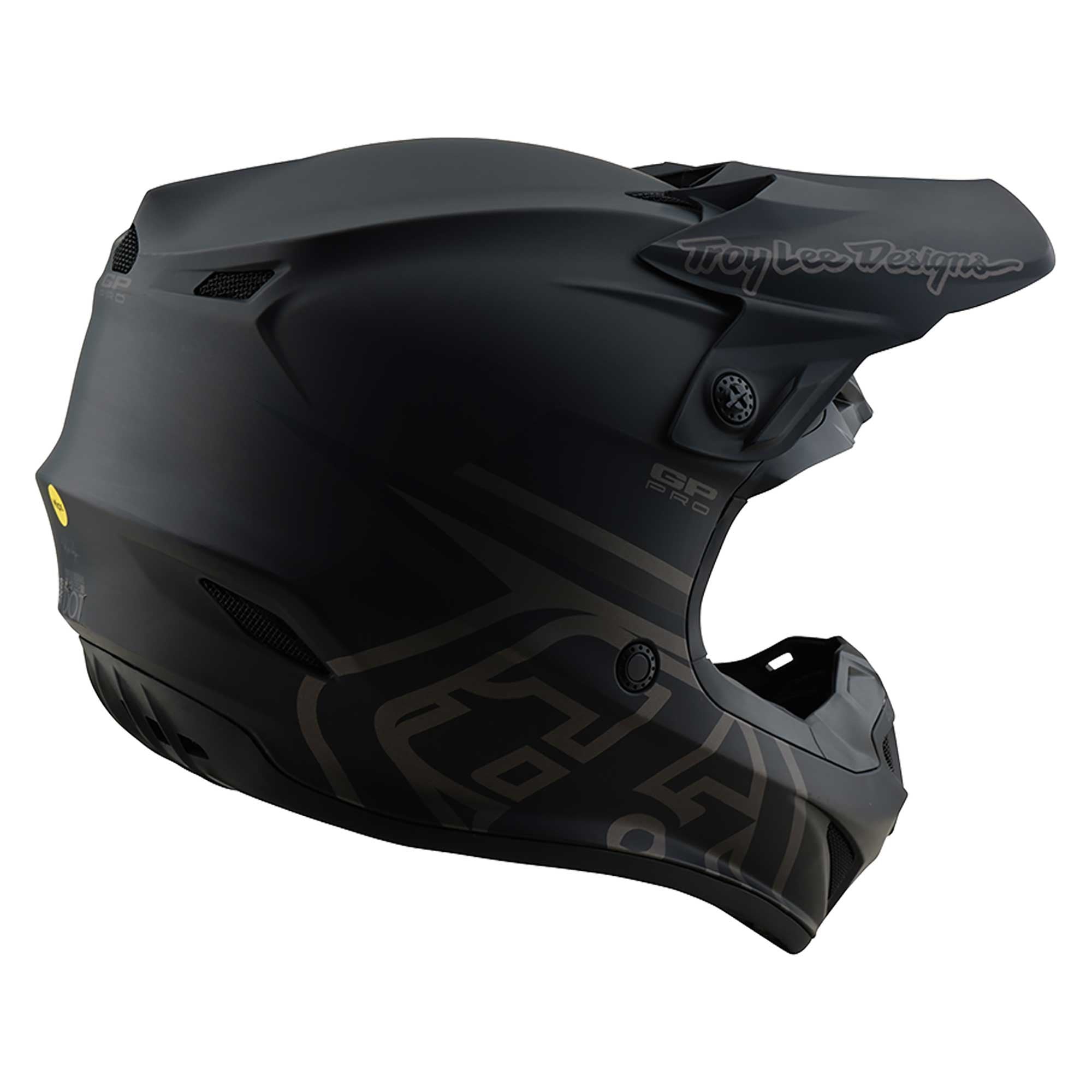 Troy Lee Designs MX | Enduro Helmet - GP Pro MIPS MONO (Matte Black)
