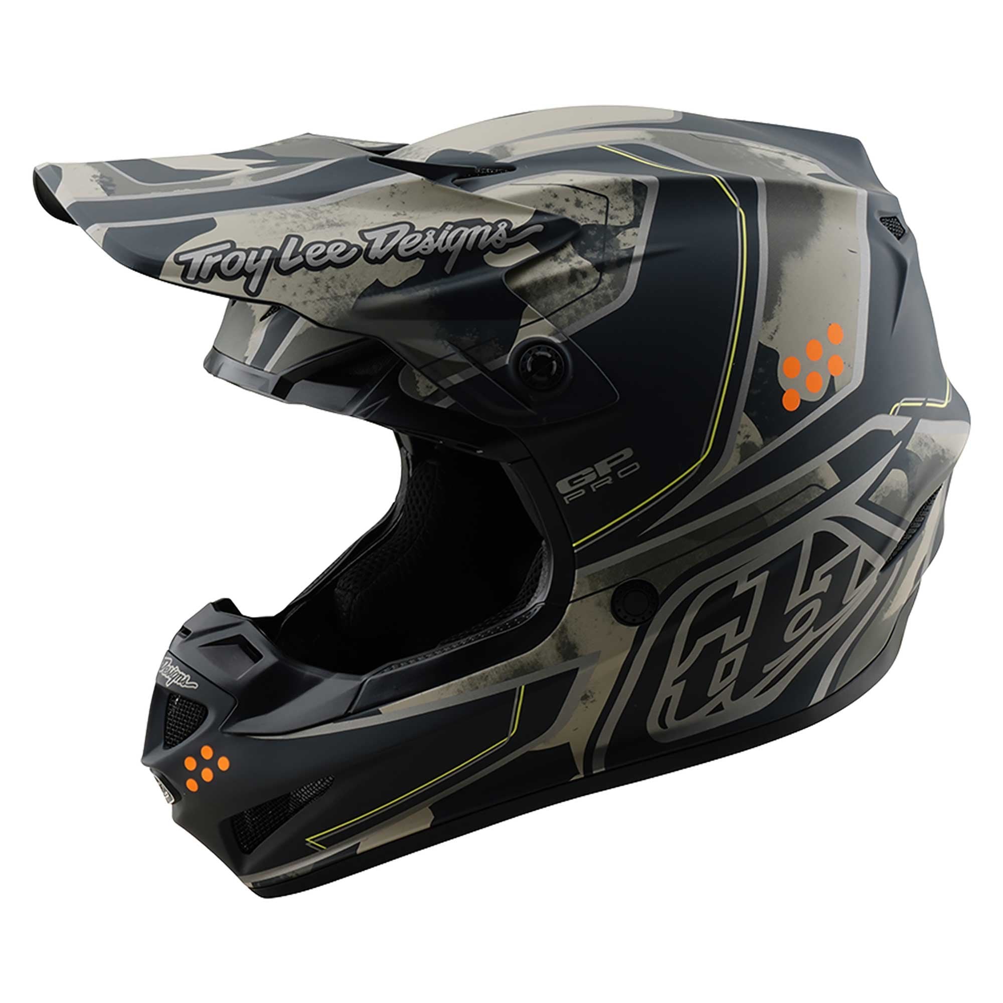 Troy Lee Motocross Helmet - GP Pro MIPS Trooper (Black/Caper)