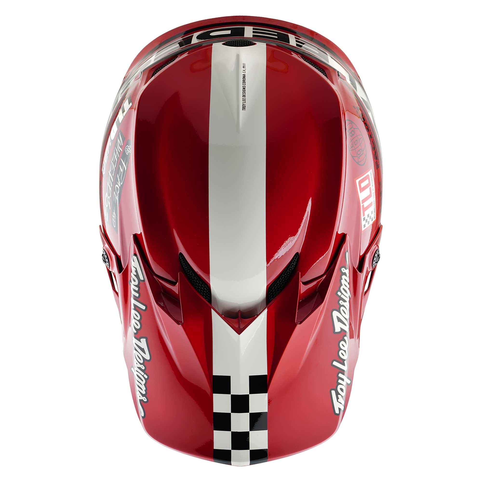 Troy Lee Motocross Helmet - GP Pro MIPS - FIFTY-50 (White/Red)