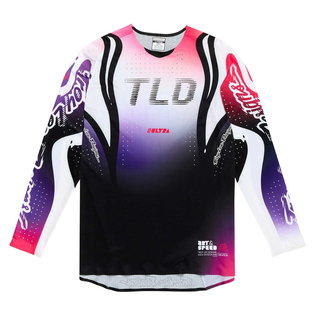 Troy Lee Motocross Jersey & Pant Kit Deal - SE Ultra DRIP (Black/Purple)