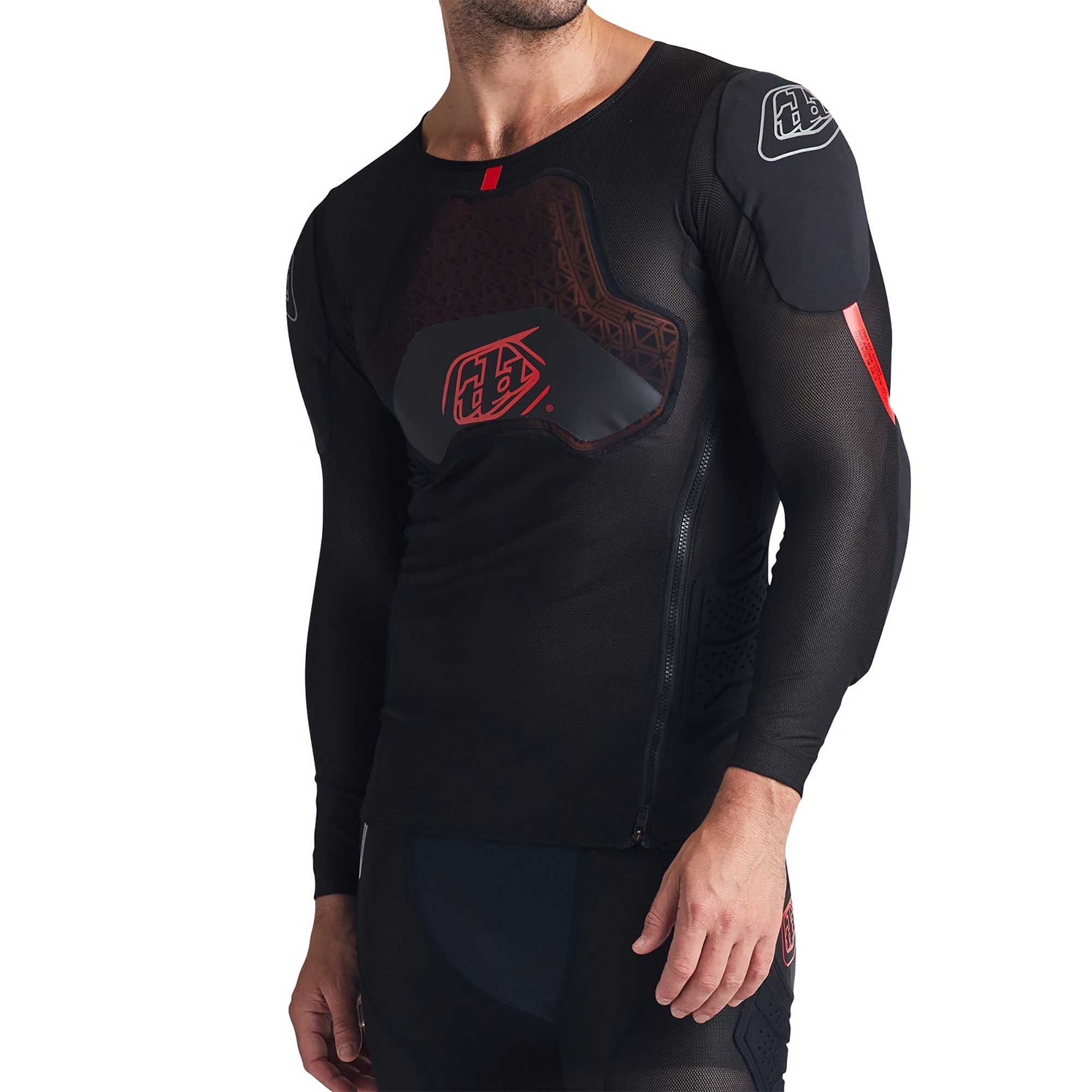 Troy Lee Designs STAGE Ghost D3O MX | MTB Protection Armour Jacket - Long Sleeve (Black)