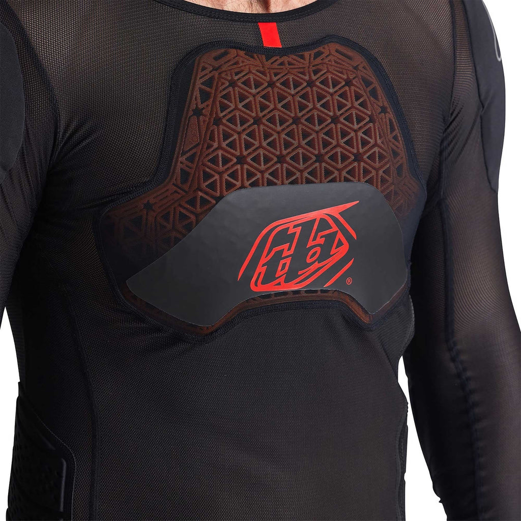 Troy Lee Designs STAGE Ghost D3O MX | MTB Protection Armour Jacket - Long Sleeve (Black)