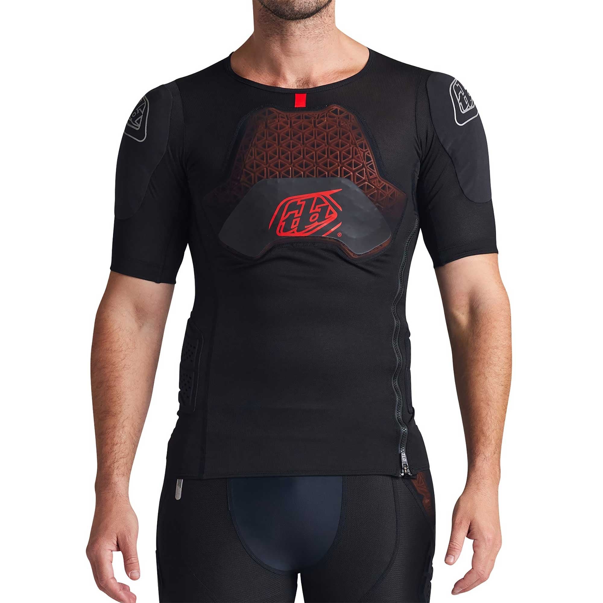 Troy Lee Designs STAGE Ghost D3O MX | MTB Protection Armour Jacket - Short Sleeve (Black)