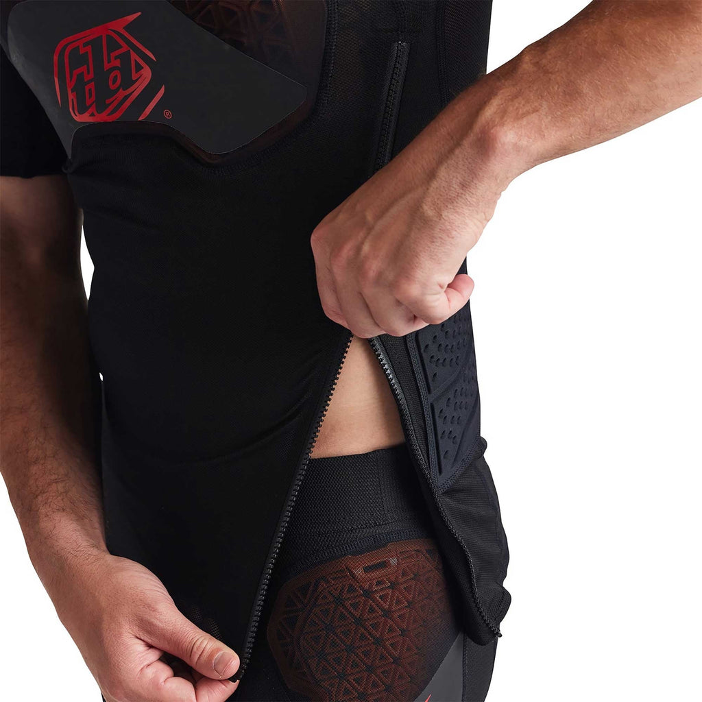 Troy Lee Designs STAGE Ghost D3O MX | MTB Protection Armour Jacket - Short Sleeve (Black)