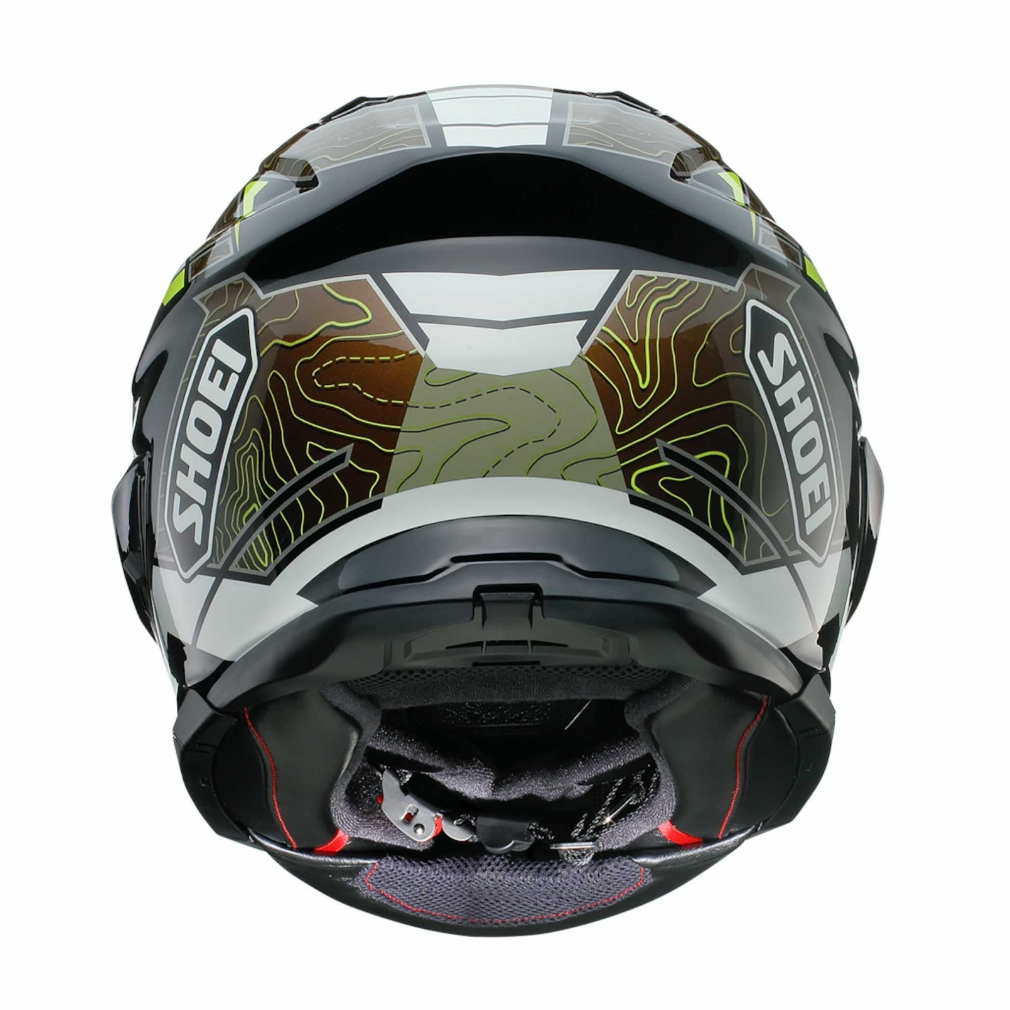 Shoei GT Air 3 Hike TC11 Motorcycle Helmet (White/Gold/Fluo)