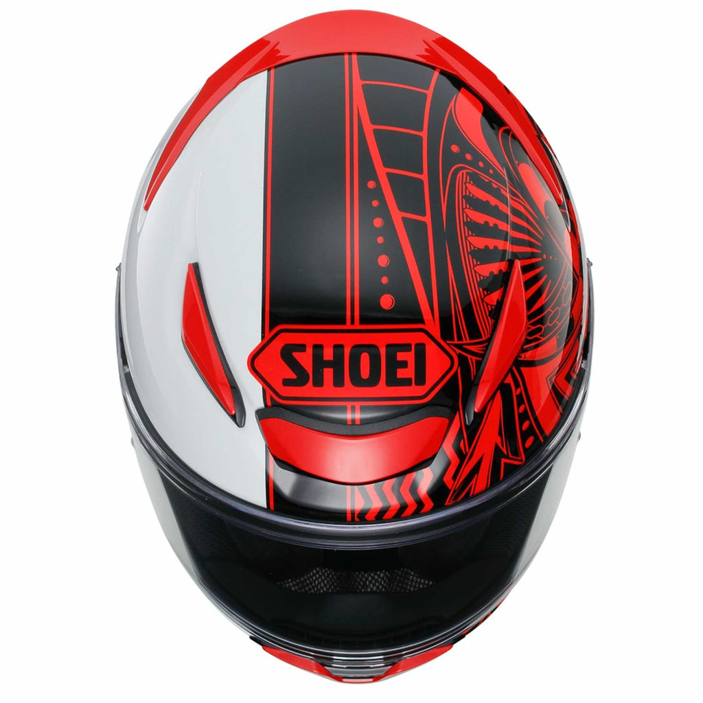Shoei NXR2 Beaut TC1 Motorcycle Helmet (White/Red/Black)