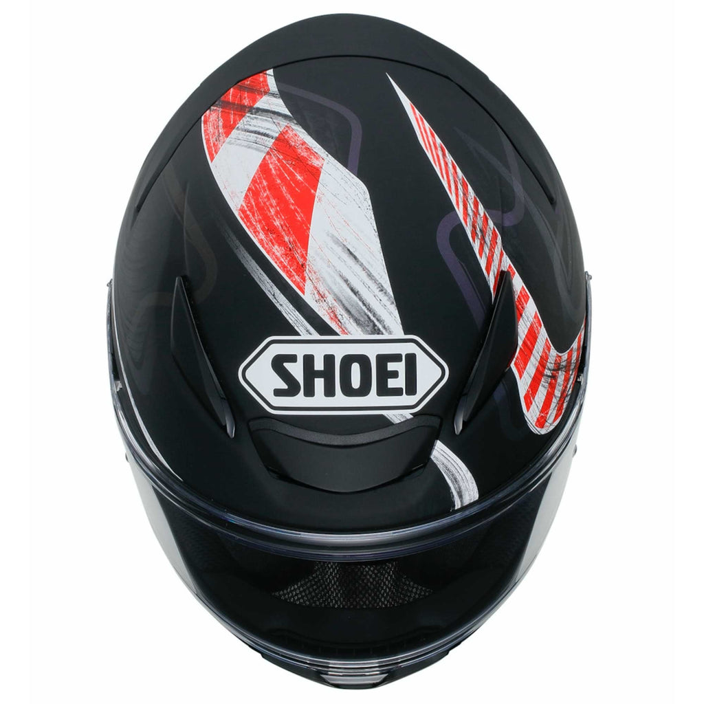 Shoei NXR2 Knee Down TC5 Motorcycle Helmet (Matt Black/Red)