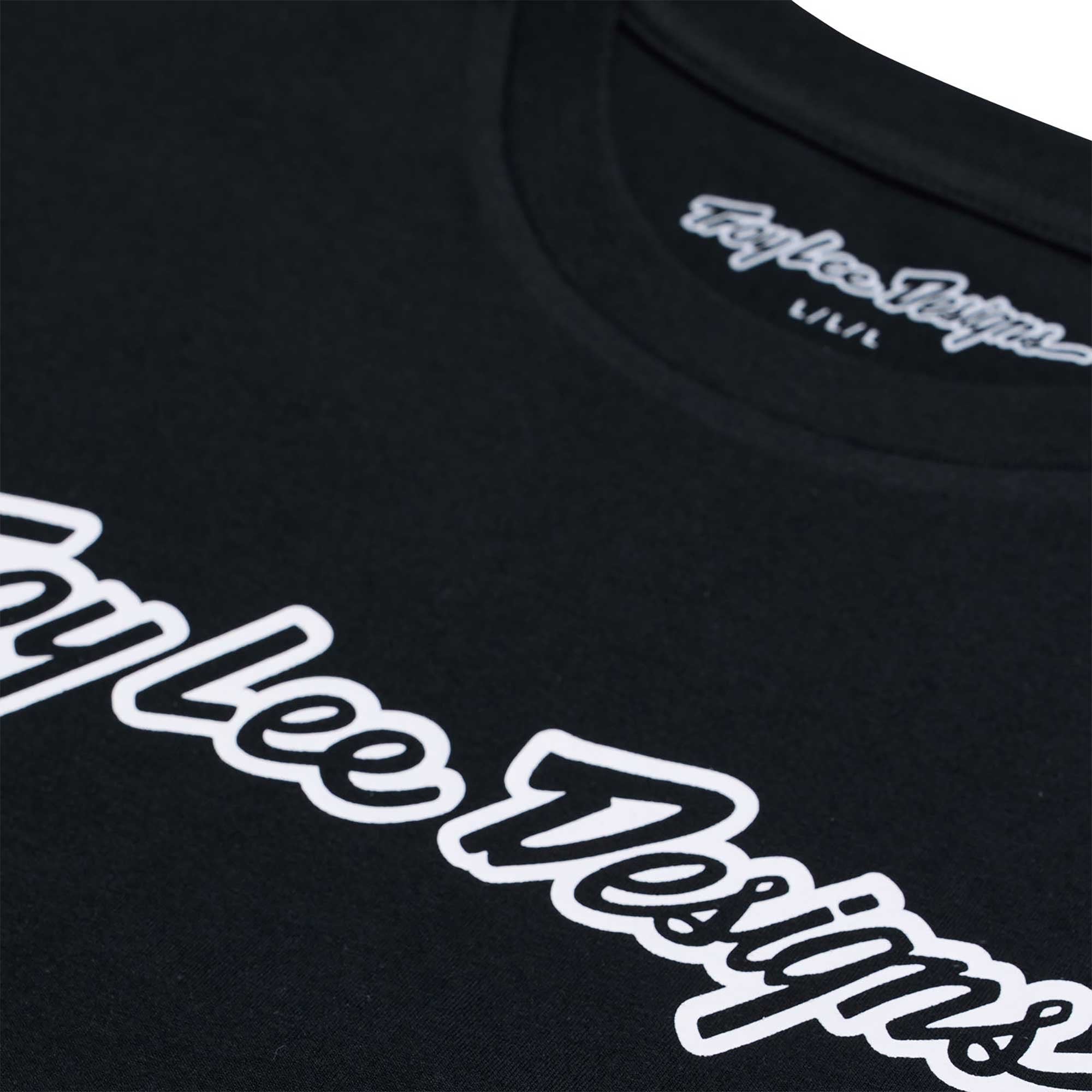 Troy Lee Designs Youth T-Shirt - SIGNATURE (Black)