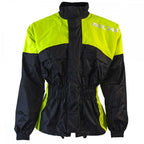 Richa (SALE) Waterproof Over Jacket - Rain Warrior (Black/Fluo)