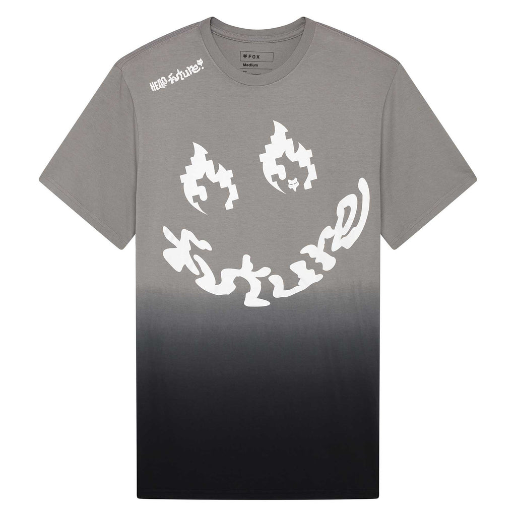 Fox (SALE) T-Shirt - HELLO FOX Premium Tee (Steel Grey)
