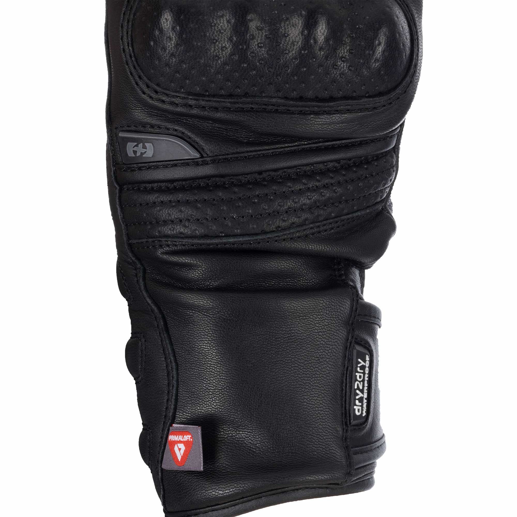 Oxford Women's Hamilton Primaloft Motorcycle Gloves (Tech Black)