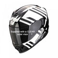 Scorpion (SALE) Helmet - EXO 520 EVO (2206) - Banshee (Gloss White/Black)