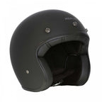 Merlin (2025) Open Face Helmet - Blackbird Jet - Naked (Matt Black)