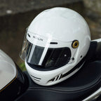 Merlin (2025) Full Face Helmet - Revival - Flash (Gloss White)