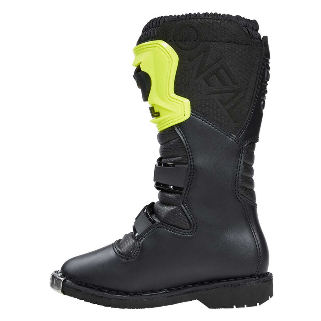 O'Neal Youth Motocross Boots - Rider Pro (Black/Fluo Yellow)