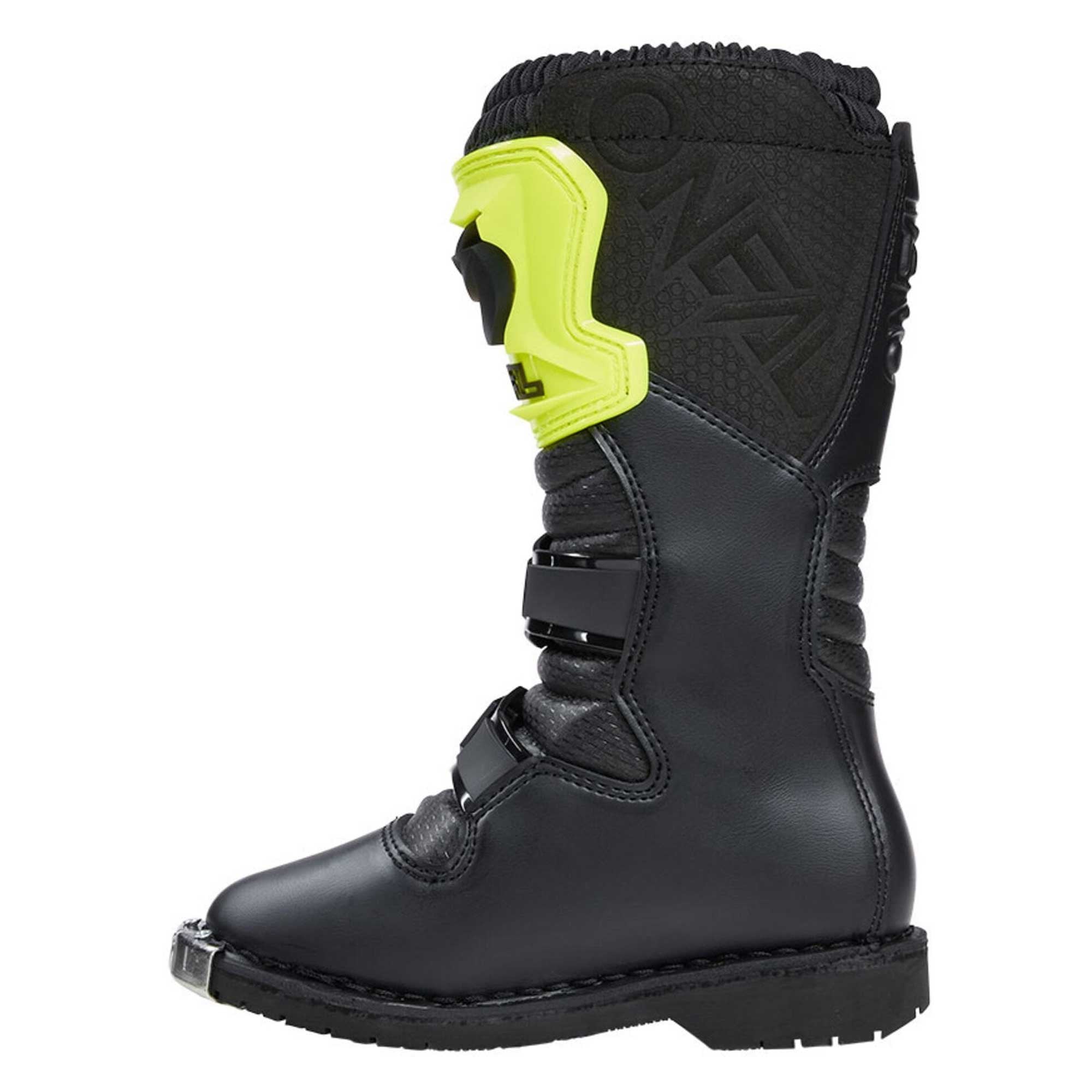 O'Neal Youth Motocross Boots - Rider Pro (Black/Fluo Yellow)