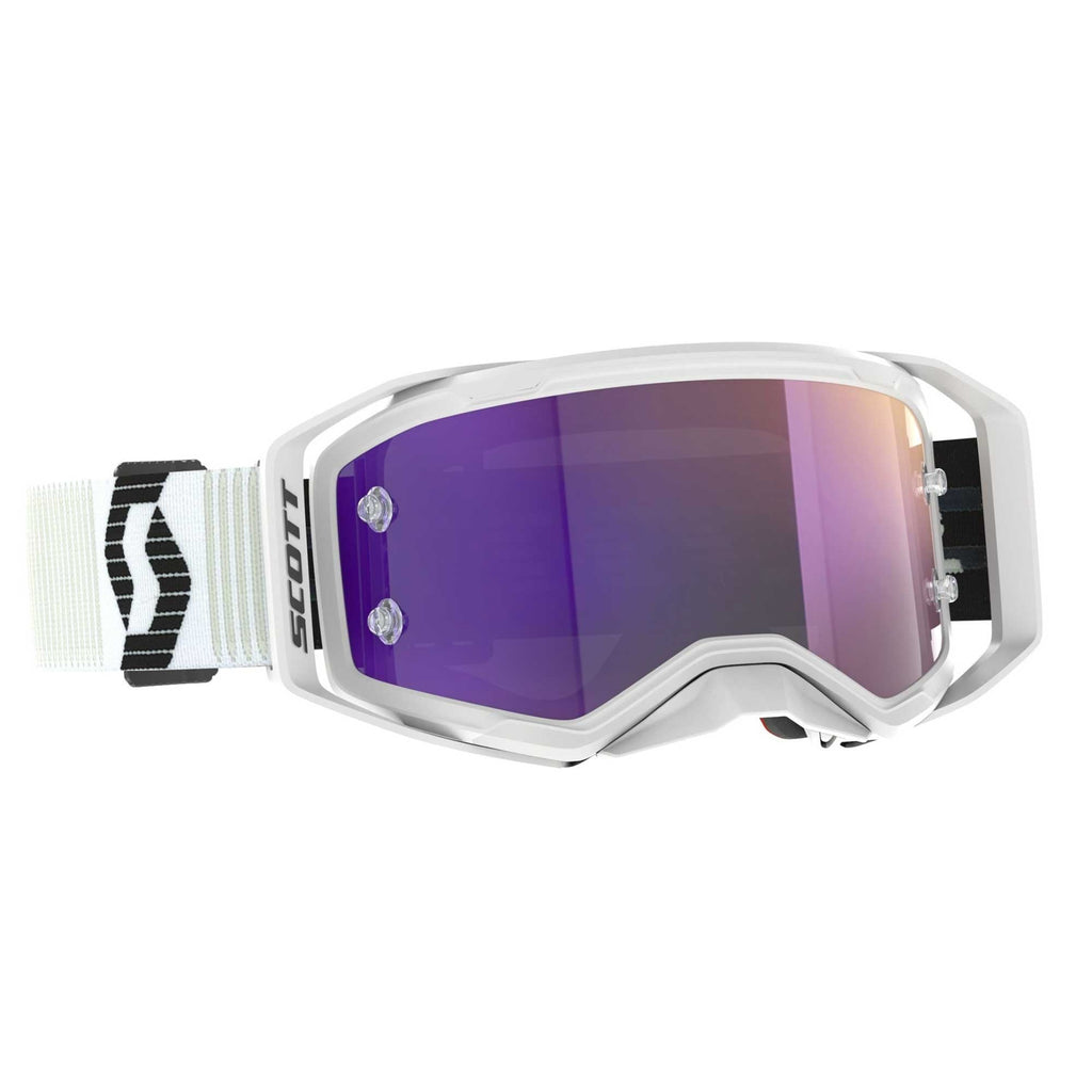 Scott Prospect 2.0 Goggles (White/Black) Chrome Purple Lens