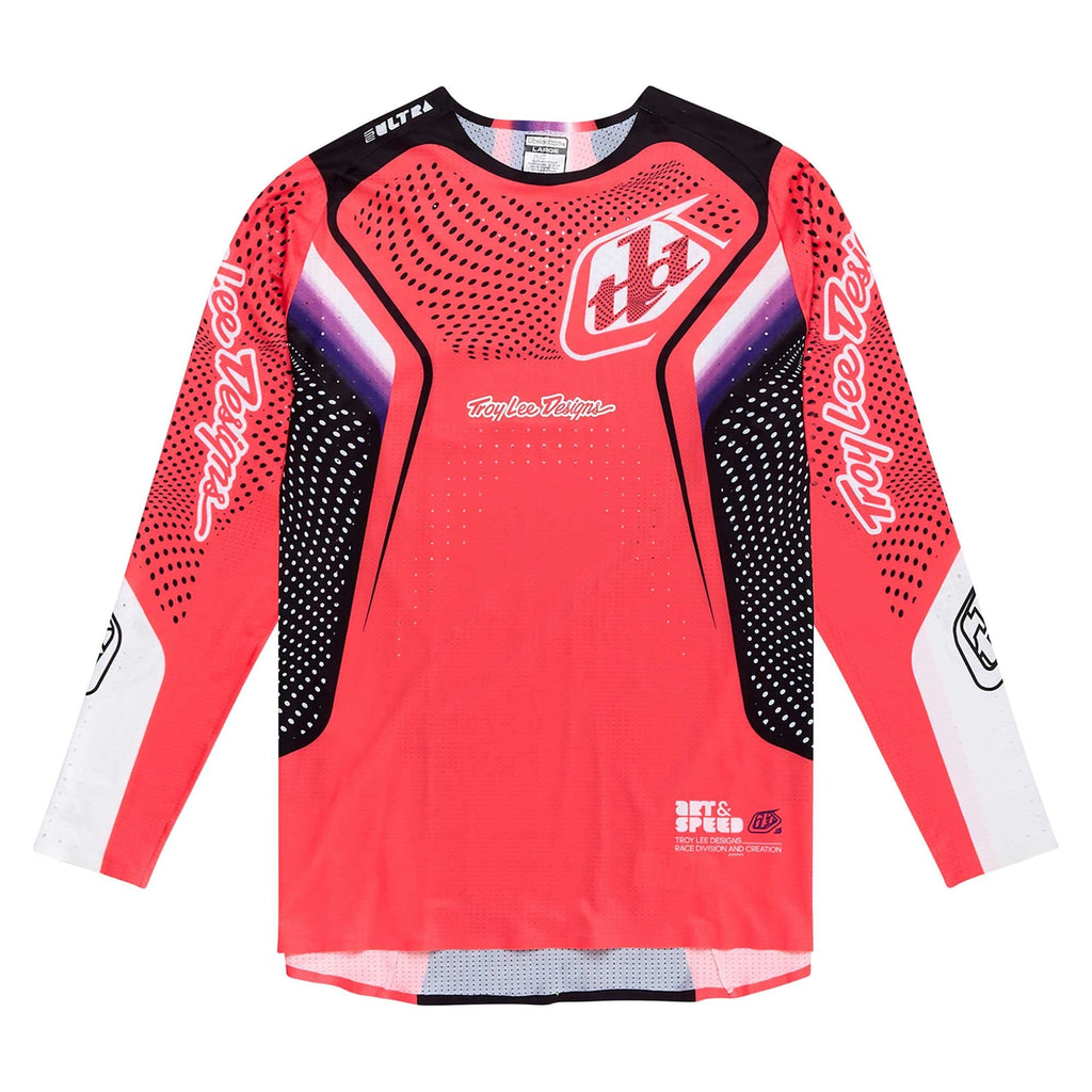 Troy Lee Motocross Jersey -  SE Ultra Optic (Red)