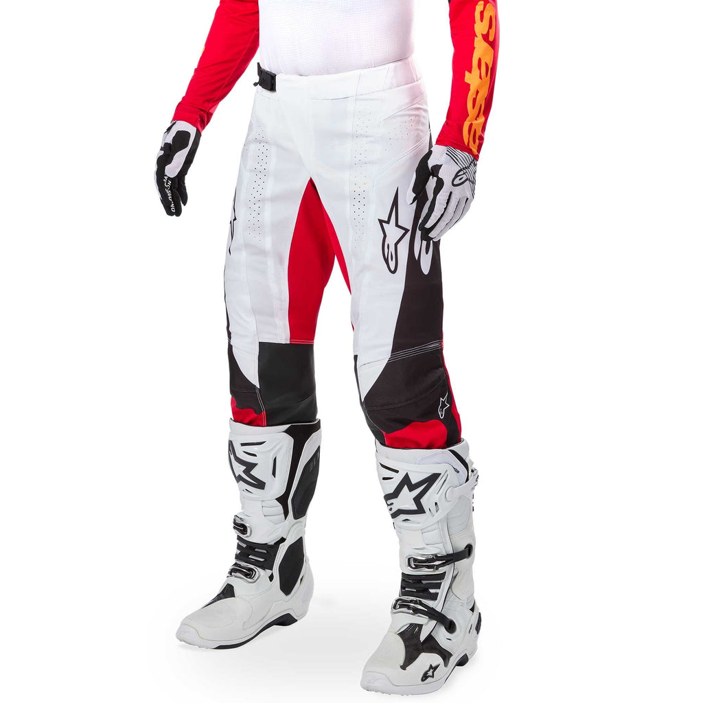 Alpinestars MX Jersey & Pant Kit - Techstar DEEP Limited Edition (Black/White/HighRed)