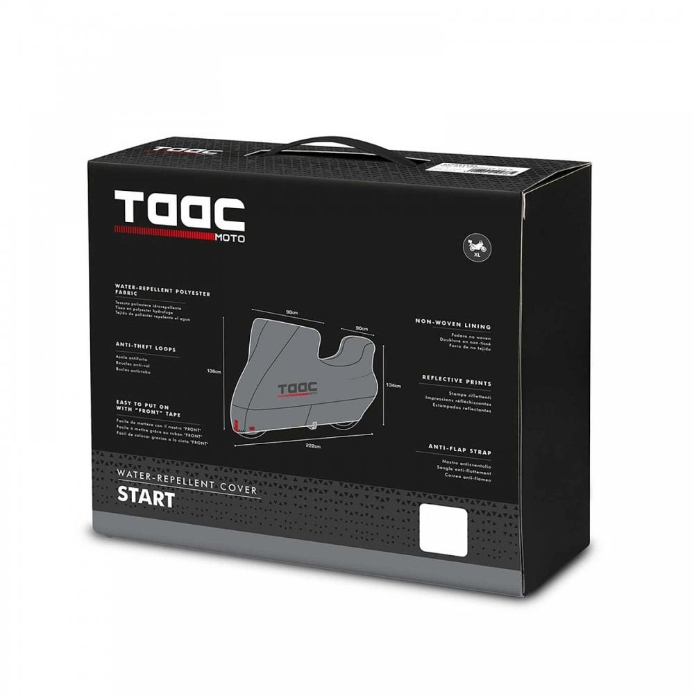 Taac - Start Motorcycle Cover - Grey