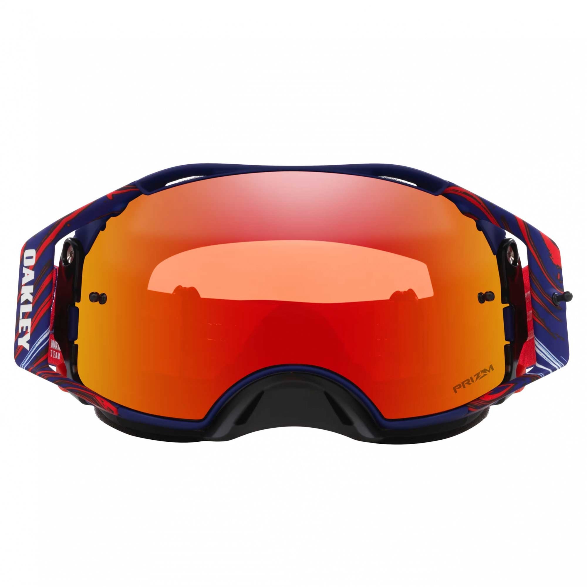 Oakley Airbrake Signature Goggles - RENAUX (Blue/Red) PRIZM Torch Lens