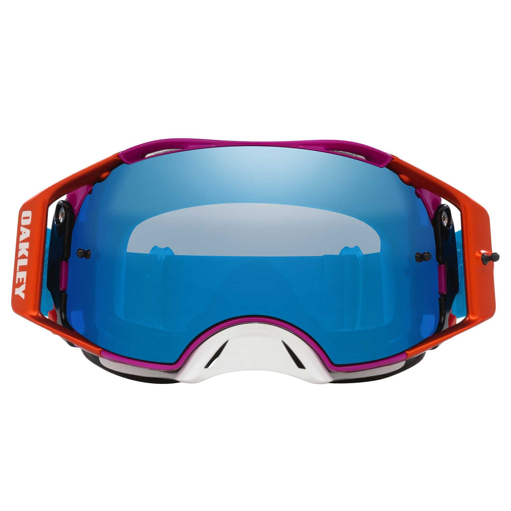 Oakley Airbrake Goggles - TLD Speed Stars (Blue/Blue/Red/Pink) PRIZM Black Ice Iridium Lens