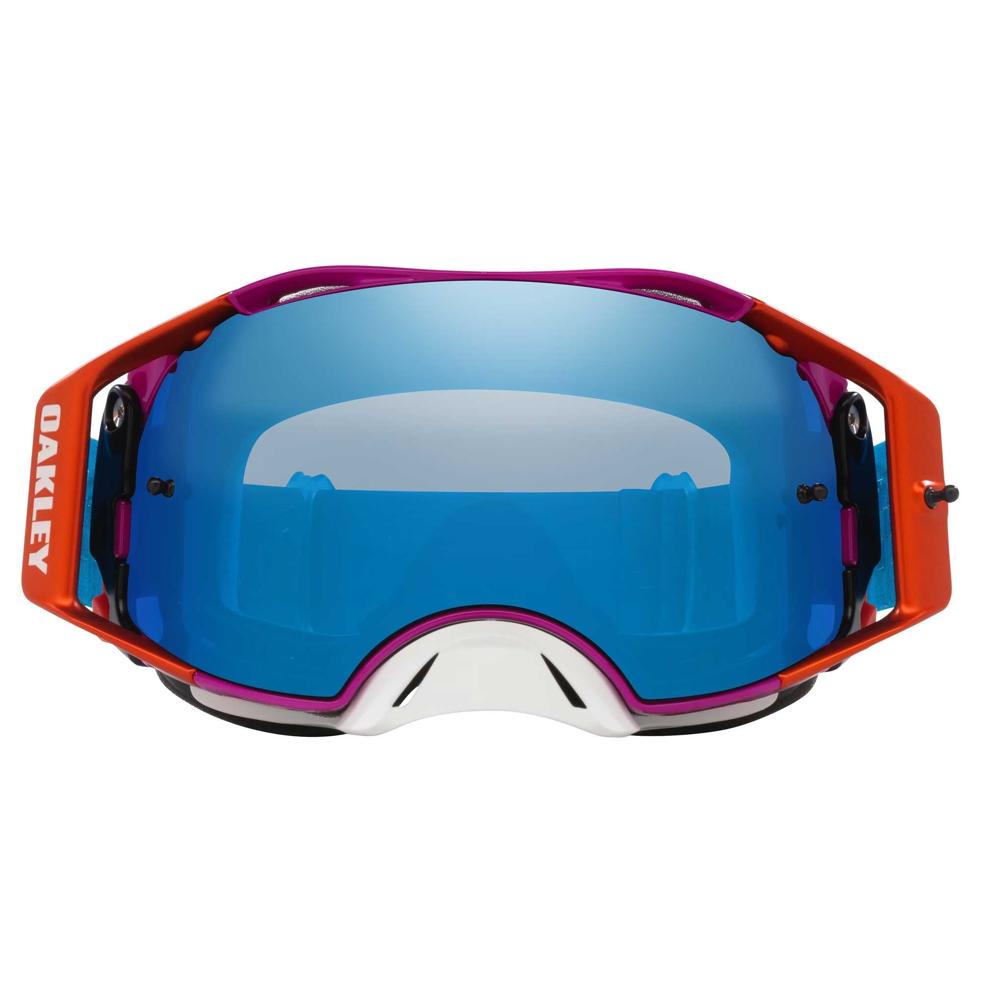 Oakley Airbrake Goggles - TLD Speed Stars (Blue/Blue/Red/Pink) PRIZM Black Ice Iridium Lens