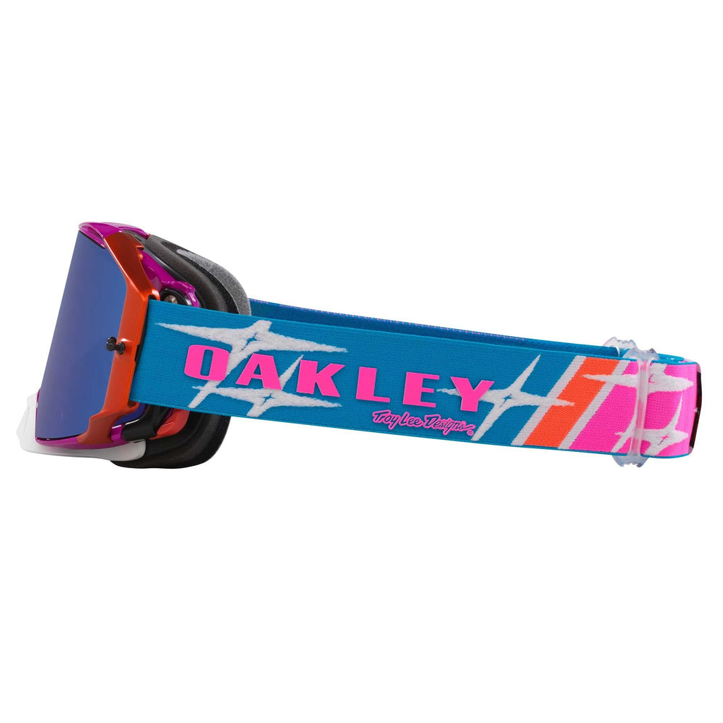 Oakley Airbrake Goggles - TLD Speed Stars (Blue/Blue/Red/Pink) PRIZM Black Ice Iridium Lens