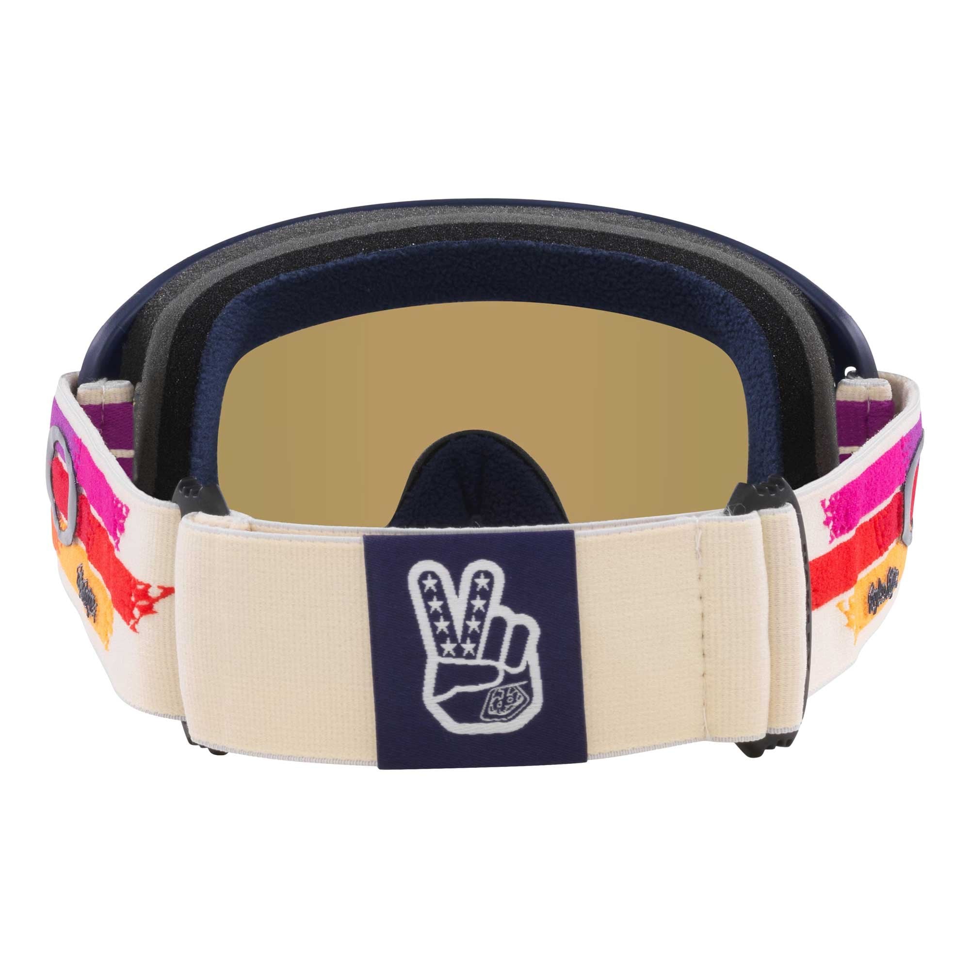 Oakley O-Frame 2.0 PRO Goggles (TLD SUNRISE) Black Ice Iridium Lens