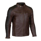 Merlin (2025) Jacket - Chase 2 D3O Leather (AAA) - Brown/Black