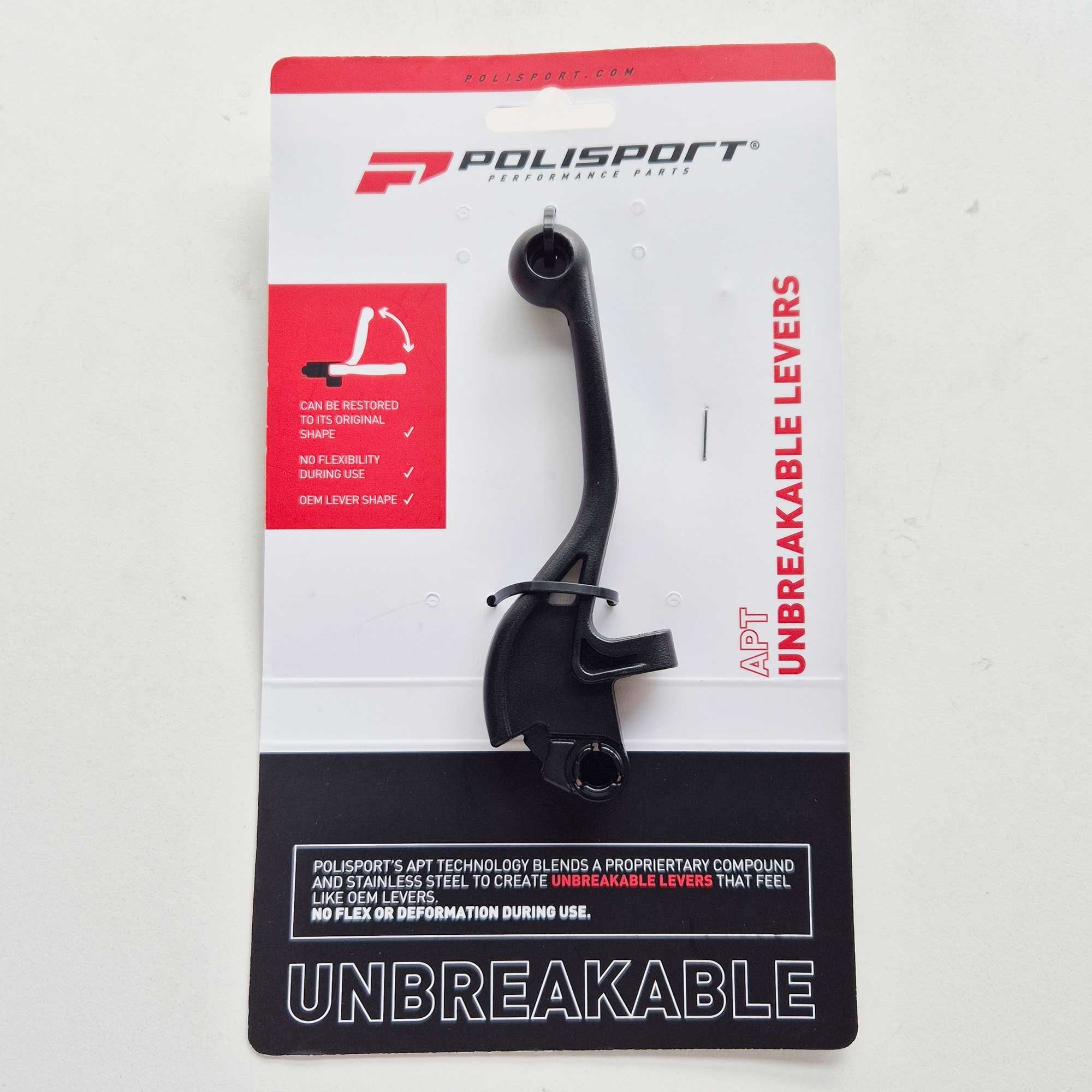 Polisport - Front Brake Lever - LEB33 - APT - YZ125/250 08-26, YZF250 07-26, YZF450 08-26, WRF250 17-26, WRF450 16-26, YZ125X 20-26, YZ250X 16-26, YZF250X 15-26, YZF450X 16-26, KXF250 13-20, KXF450 13-18, Fantic 125-450 22-26